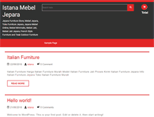 Tablet Screenshot of istanamebel.com